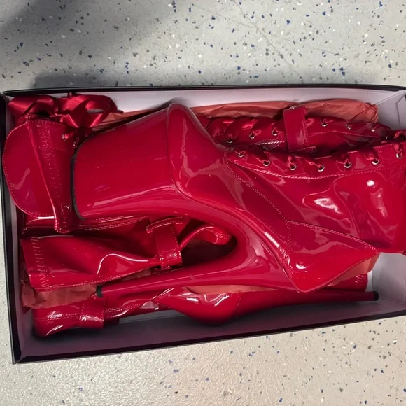 Pleaser Red Str. Pat/Red
FLAM3028/R/M - Picture 4 of 7